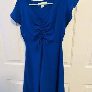Monteau Royal Blue Midi Dress
